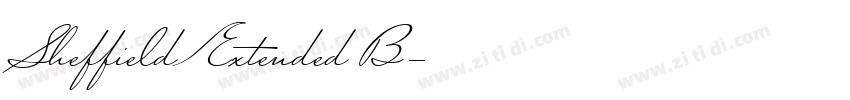 Sheffield Extended B字体转换